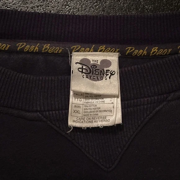 Vintage Disney Navy Pooh Bear Crewneck Womens - Picture 2 of 5